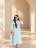 Amaira- Tissue Silk Flared A-Line Set